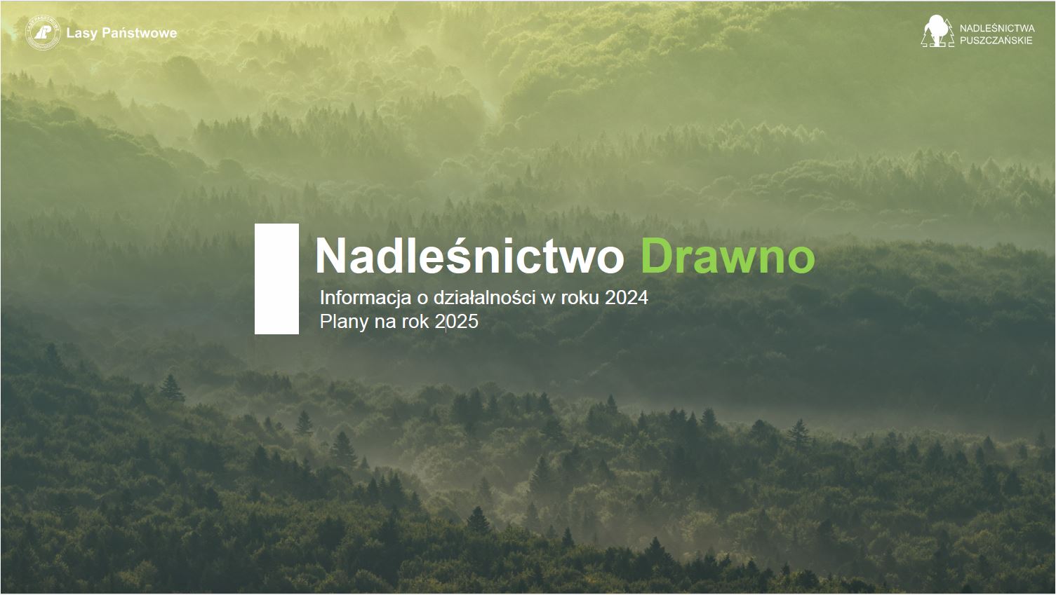 Prezentacja o działalności Nadleśnictwa Drawno